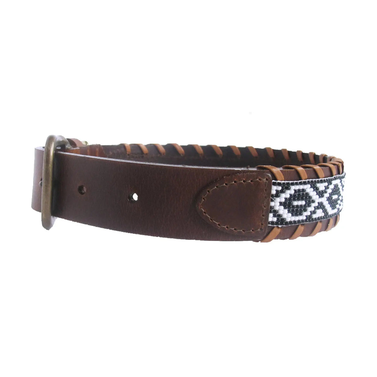 Black Diamond Dog Collar - grown&sewn
