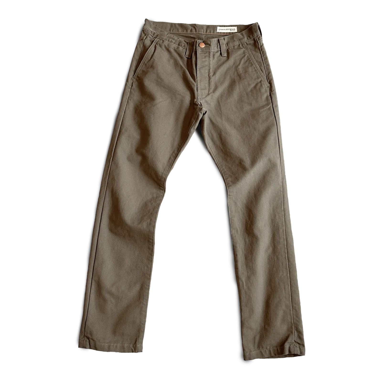 ( Blemish )Foundation Canvas Pant - Moss - grown&sewn