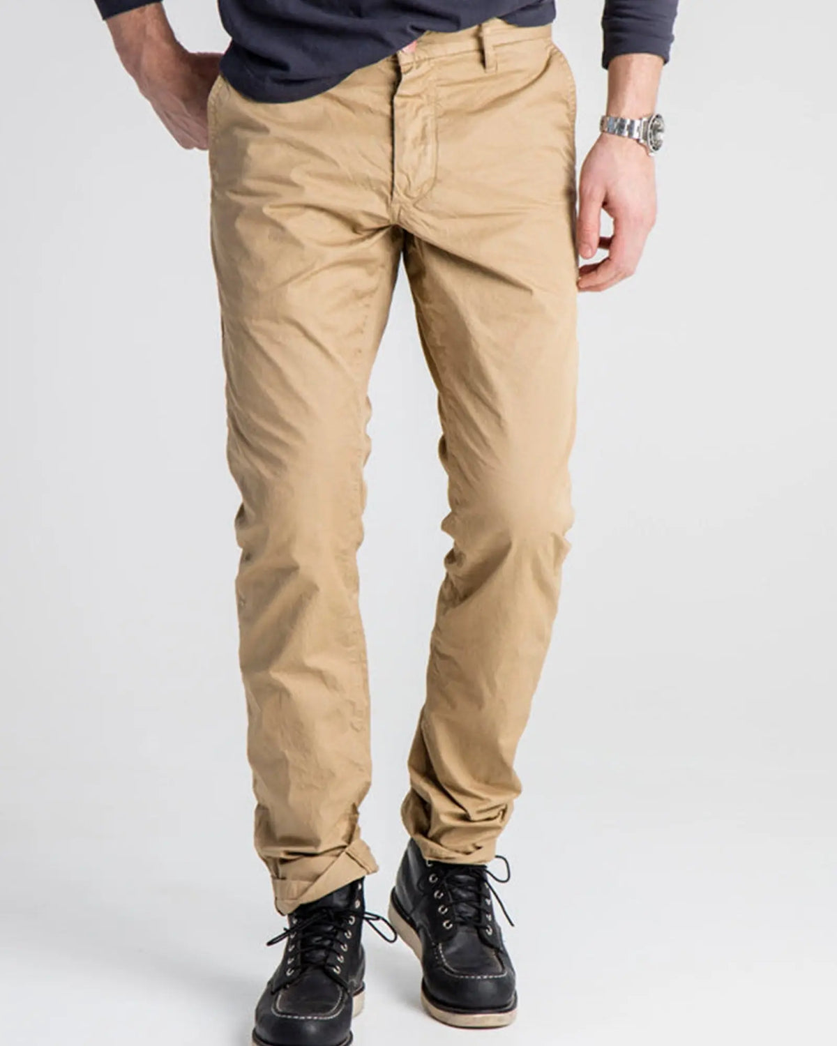 ( Blemish ) Independent Slim Pant - 3 - ply Twill - Ghurka - grown&sewn