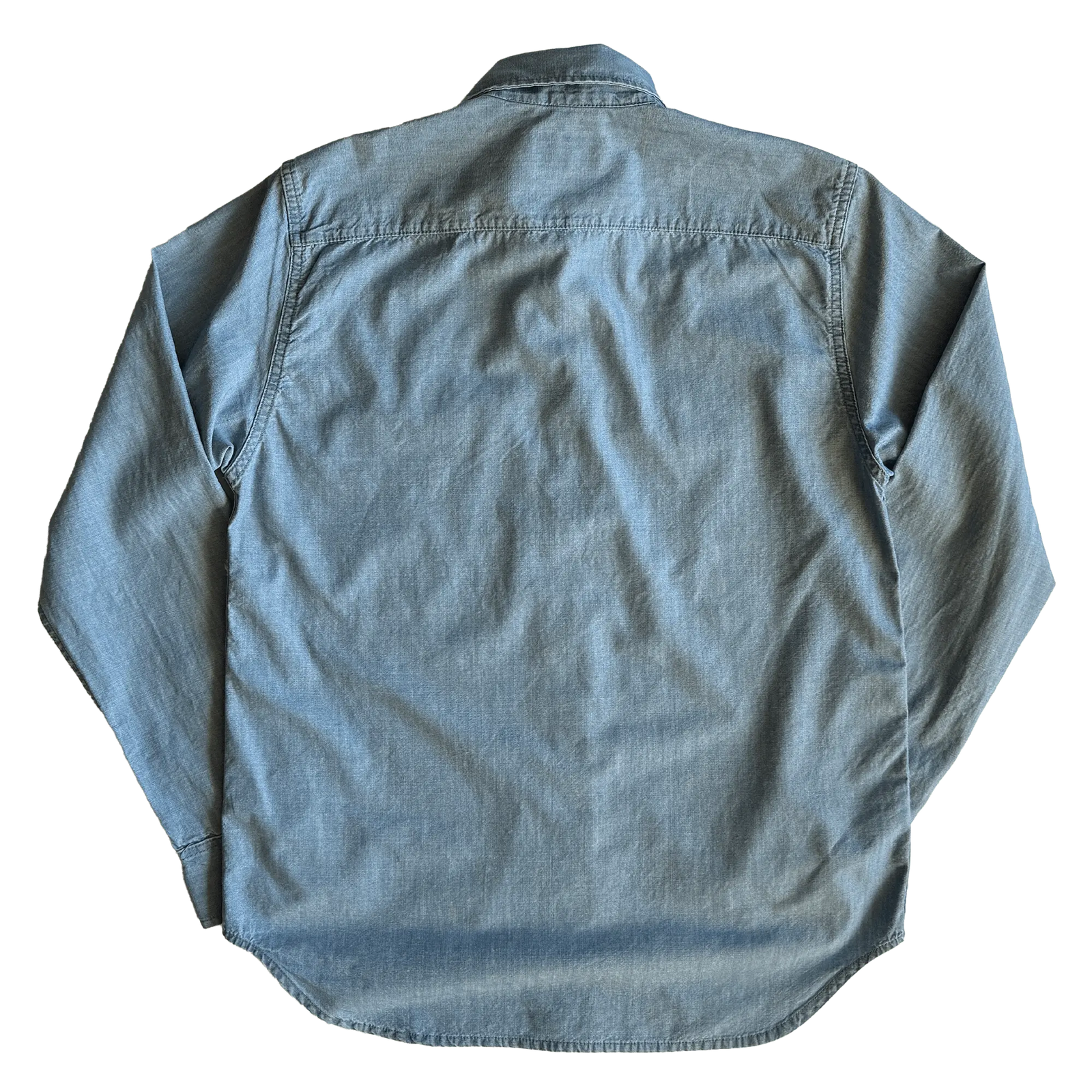 ( Blemish) Walsh Work Shirt - 6 oz Bleached Chambray - grown&sewn