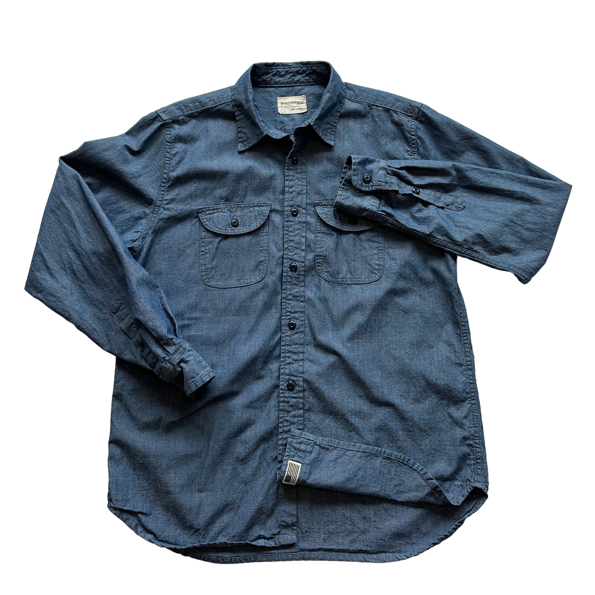( Blemish ) Walsh Work Shirt - 6 oz Kaihara Chambray - grown&sewn