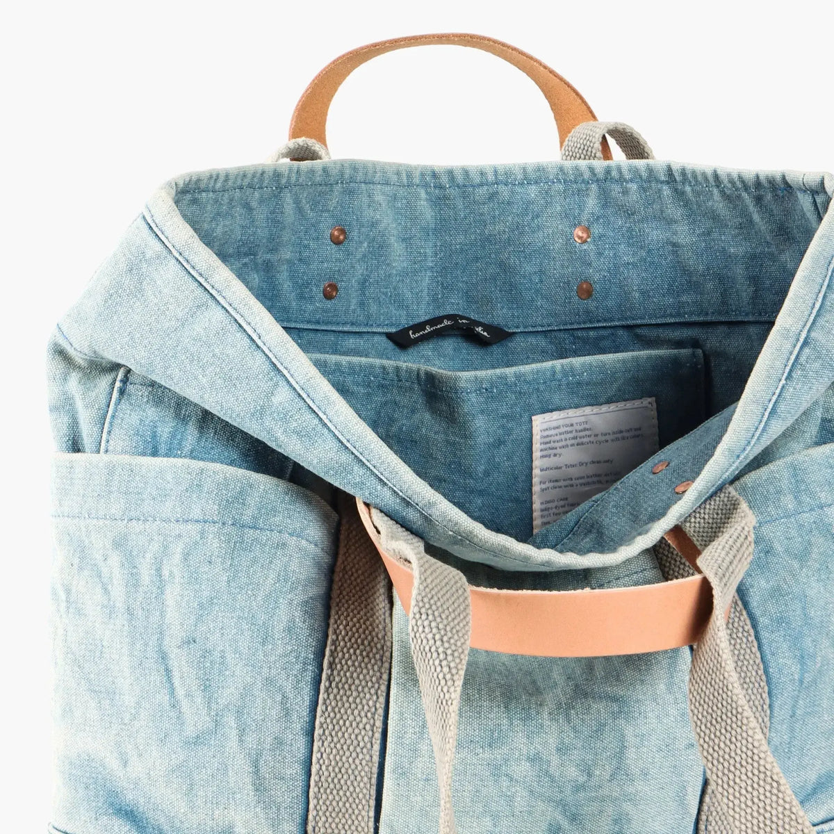 Construction Tote | Acid Wash - grown&sewn