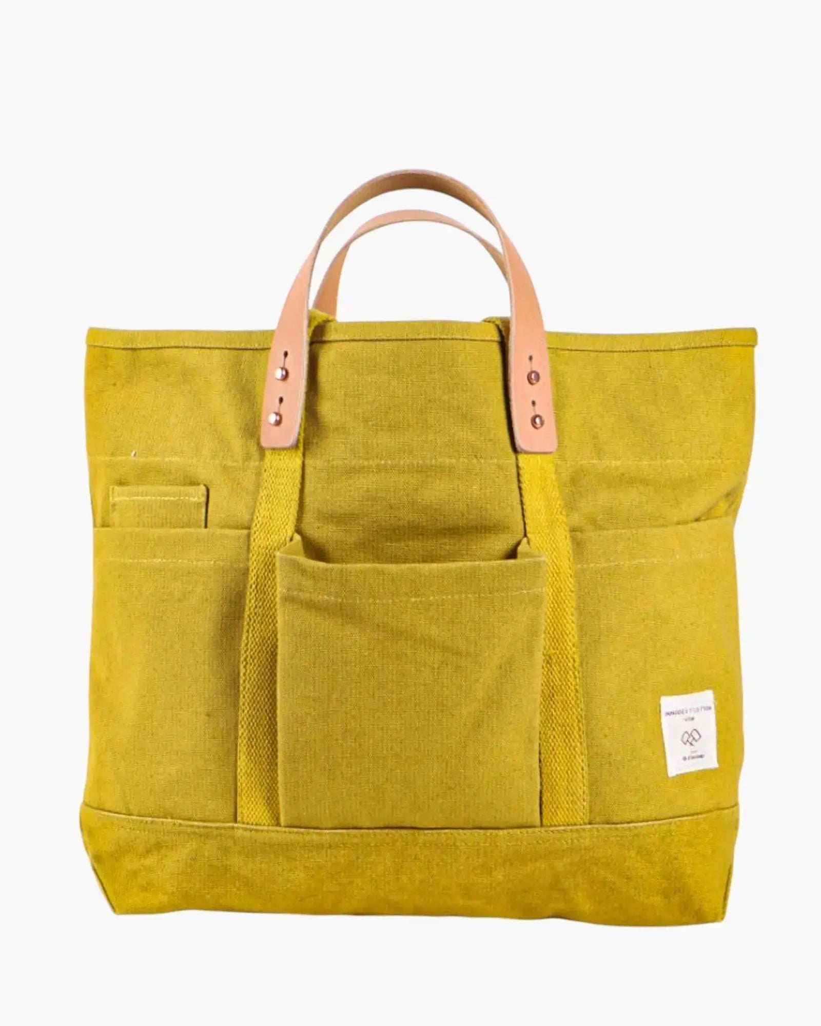 Construction Tote | Chartreuse - grown&sewn
