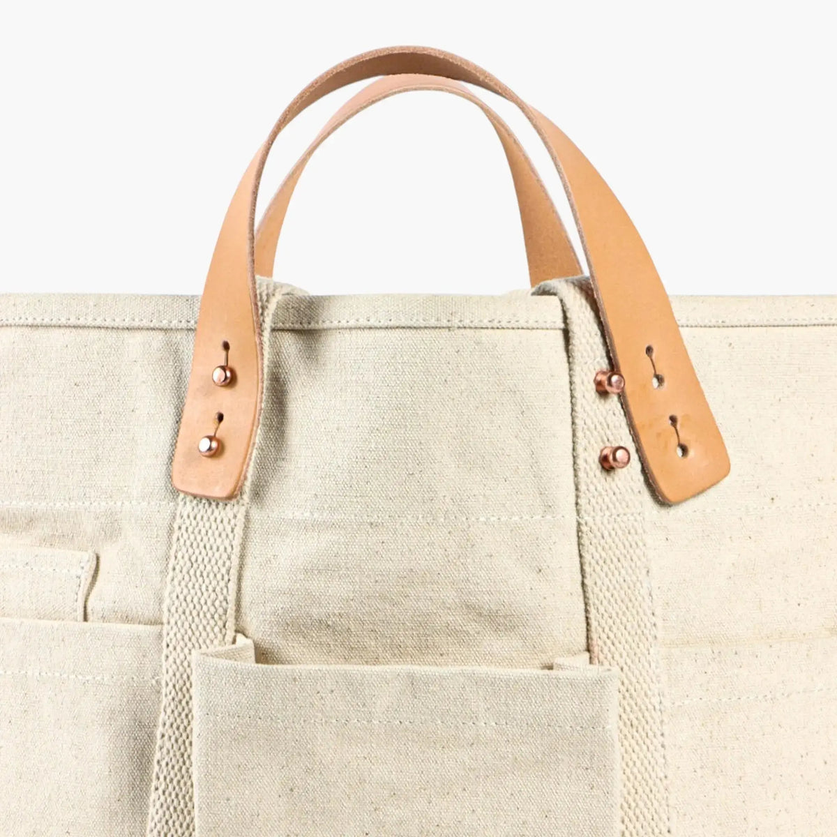 Construction Tote | Natural - grown&sewn