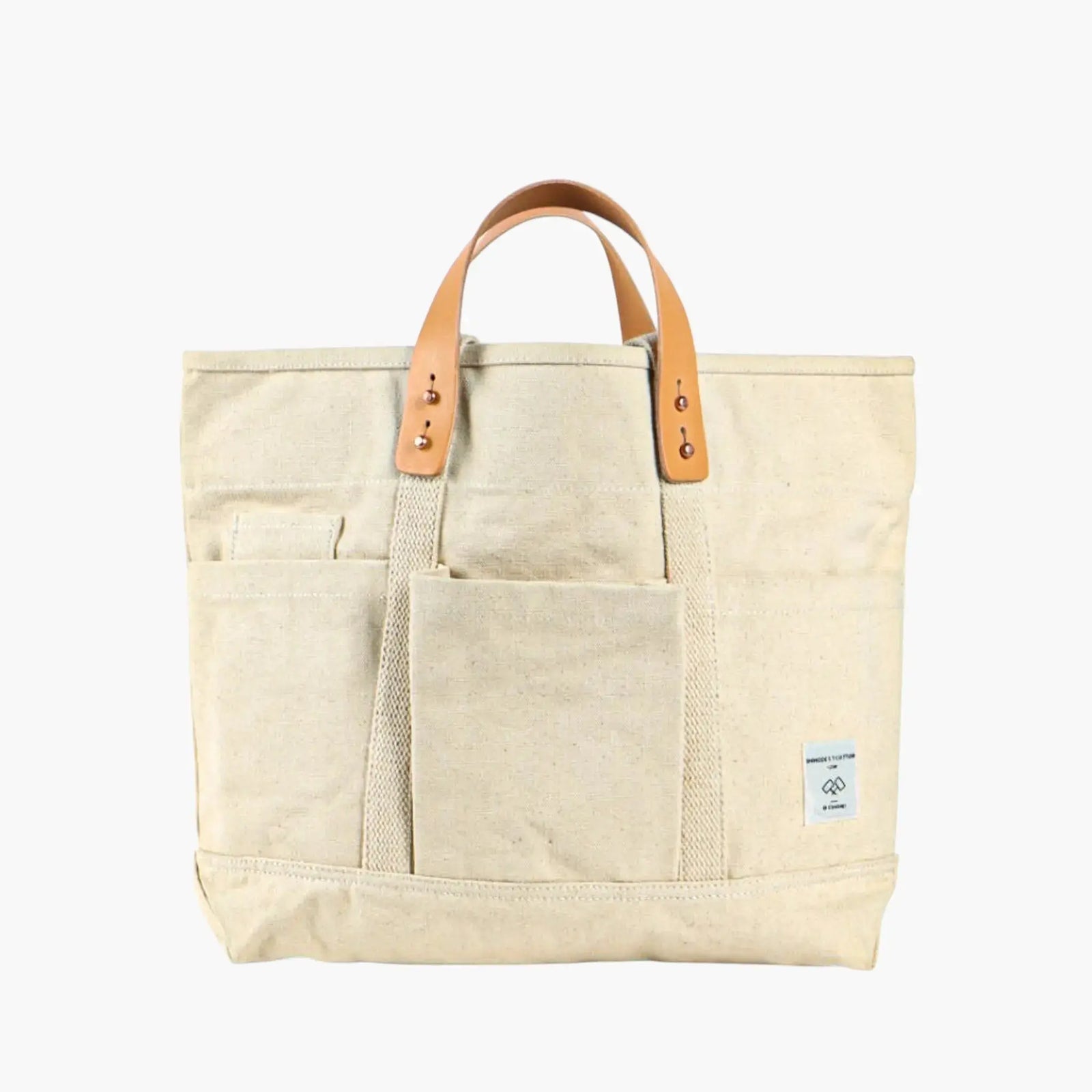 Construction Tote | Natural - grown&sewn