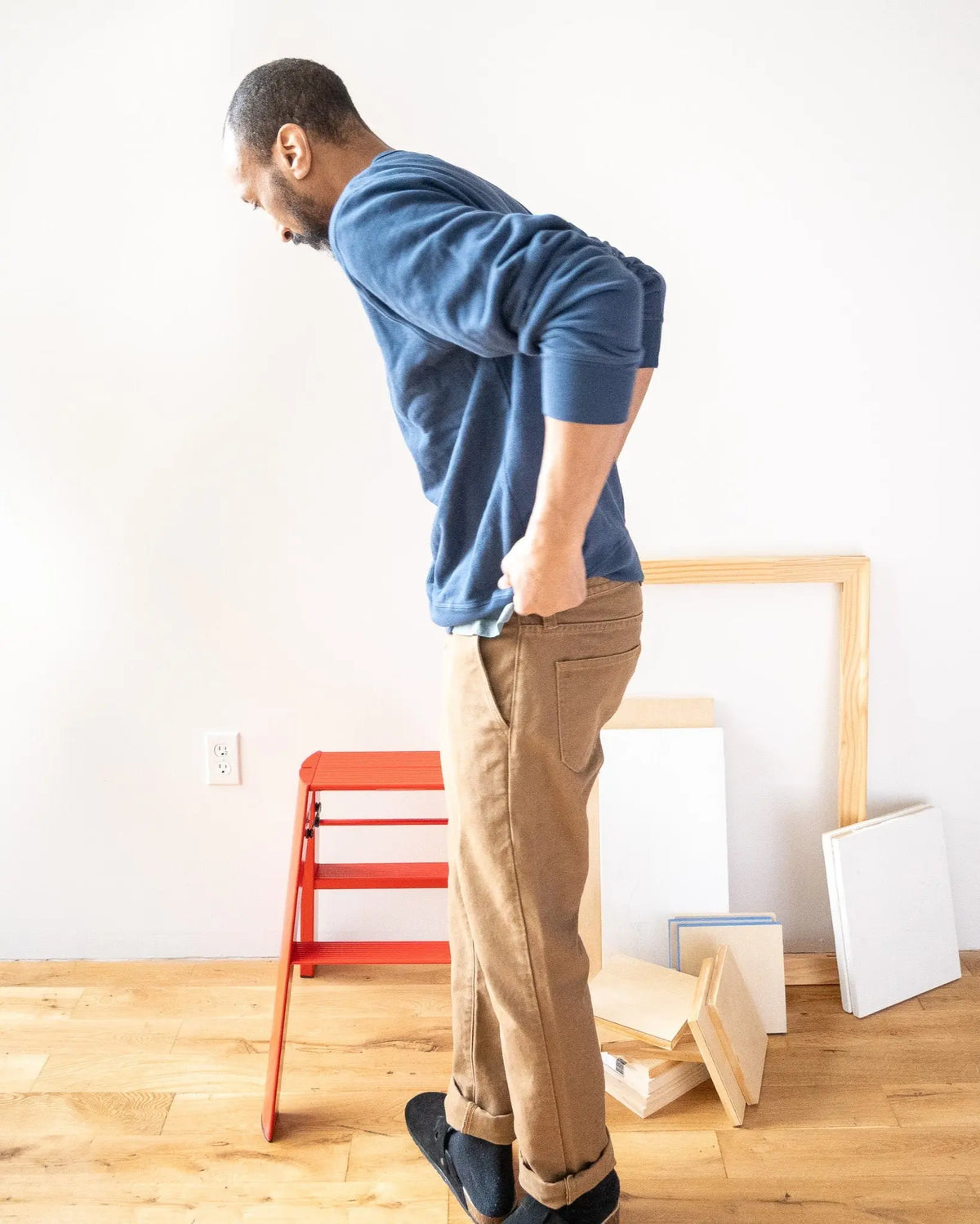 Foundation Canvas Pant - Barley - grown&sewn