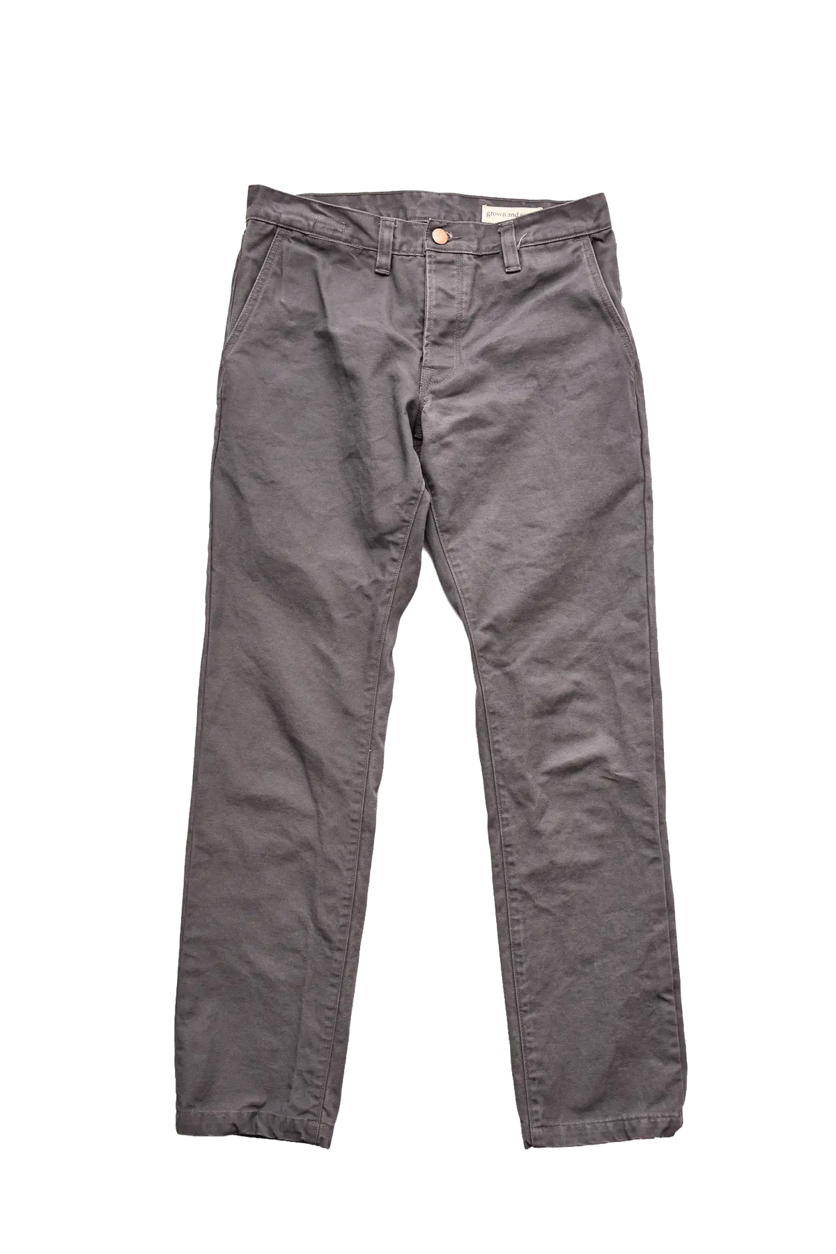 Foundation Canvas Pant - Grey - grown&sewn
