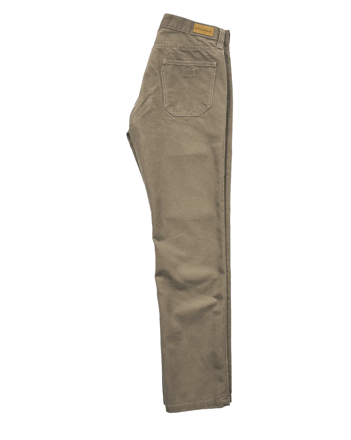 Foundation Canvas Pant - Moss - grown&sewn