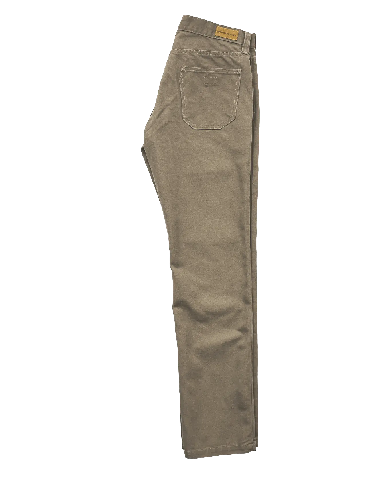 Foundation Canvas Pant - Moss - grown&sewn