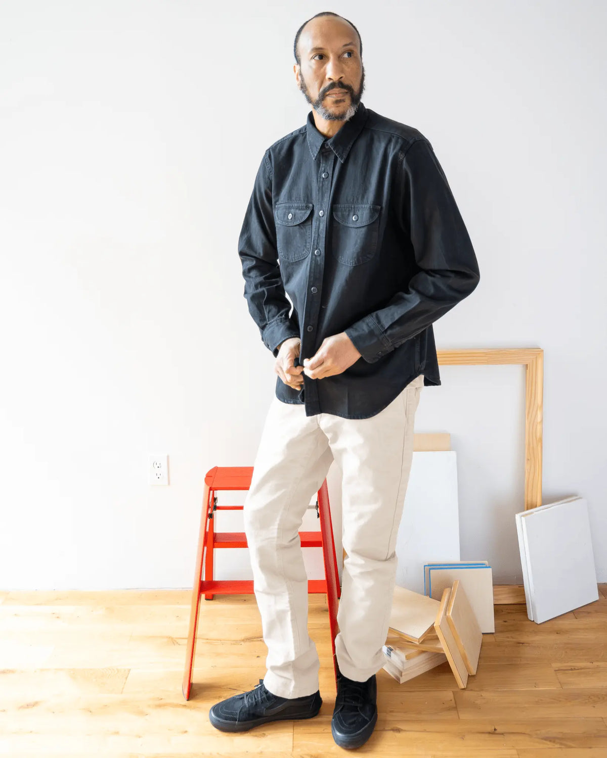 Foundation Canvas Pant - Natural - grown&sewn