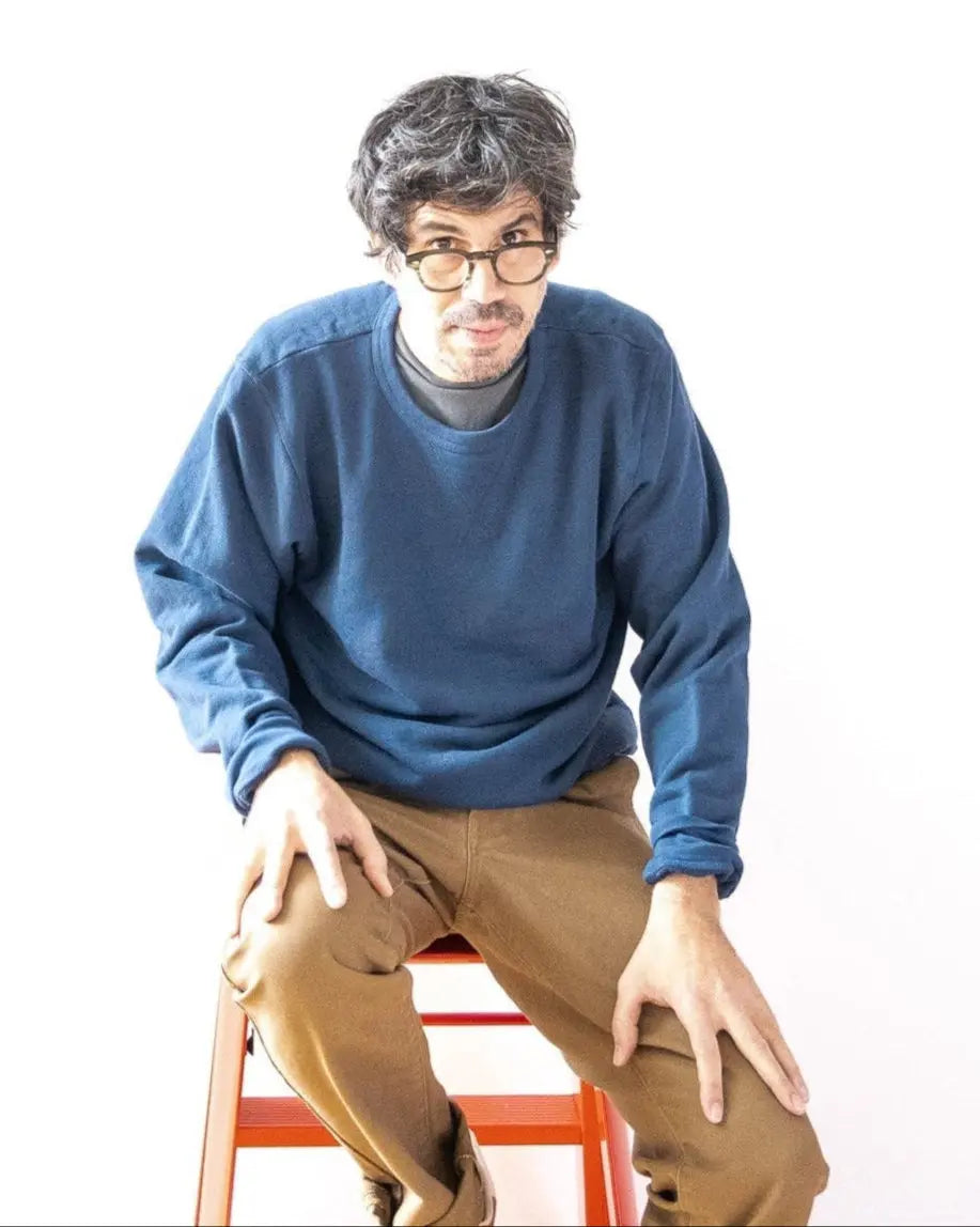 French Terry Sweatshirt - Navy - grown&sewn