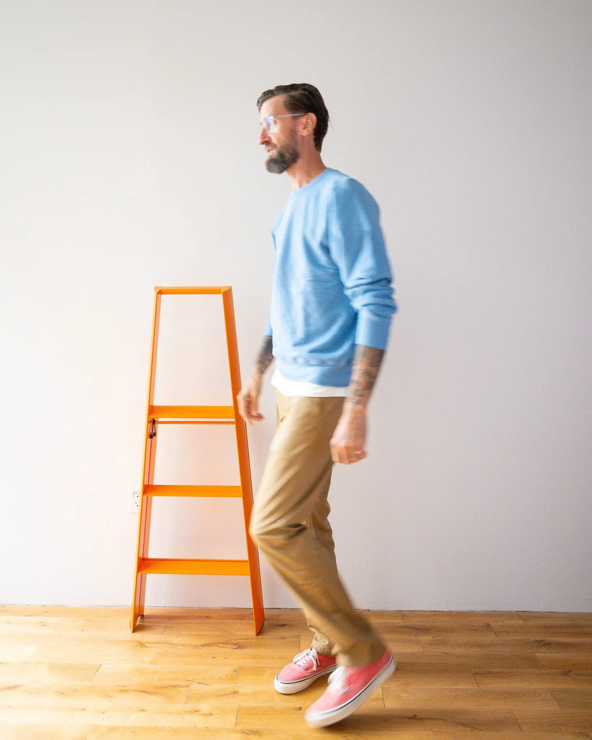 French Terry Sweatshirt - Pacific Ocean Blue - grown&sewn