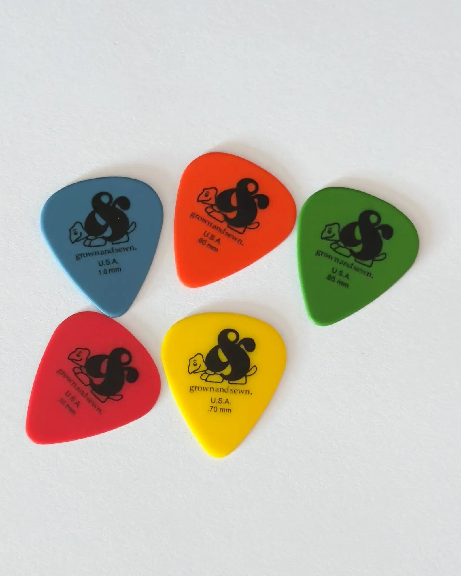 Grown and Sewn "Business Cards" Guitar Pick Variety Pack - grown&sewn