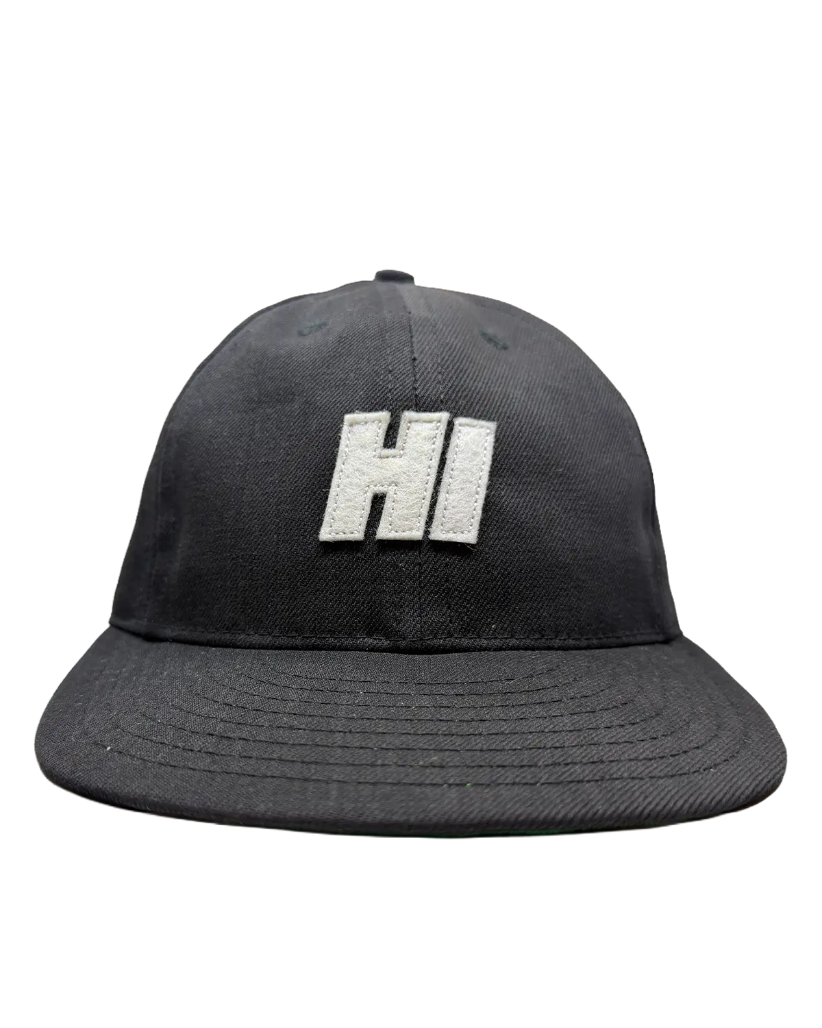 G.S. X Island Slipper Black Denim "HI" Ballcap grown&sewn
