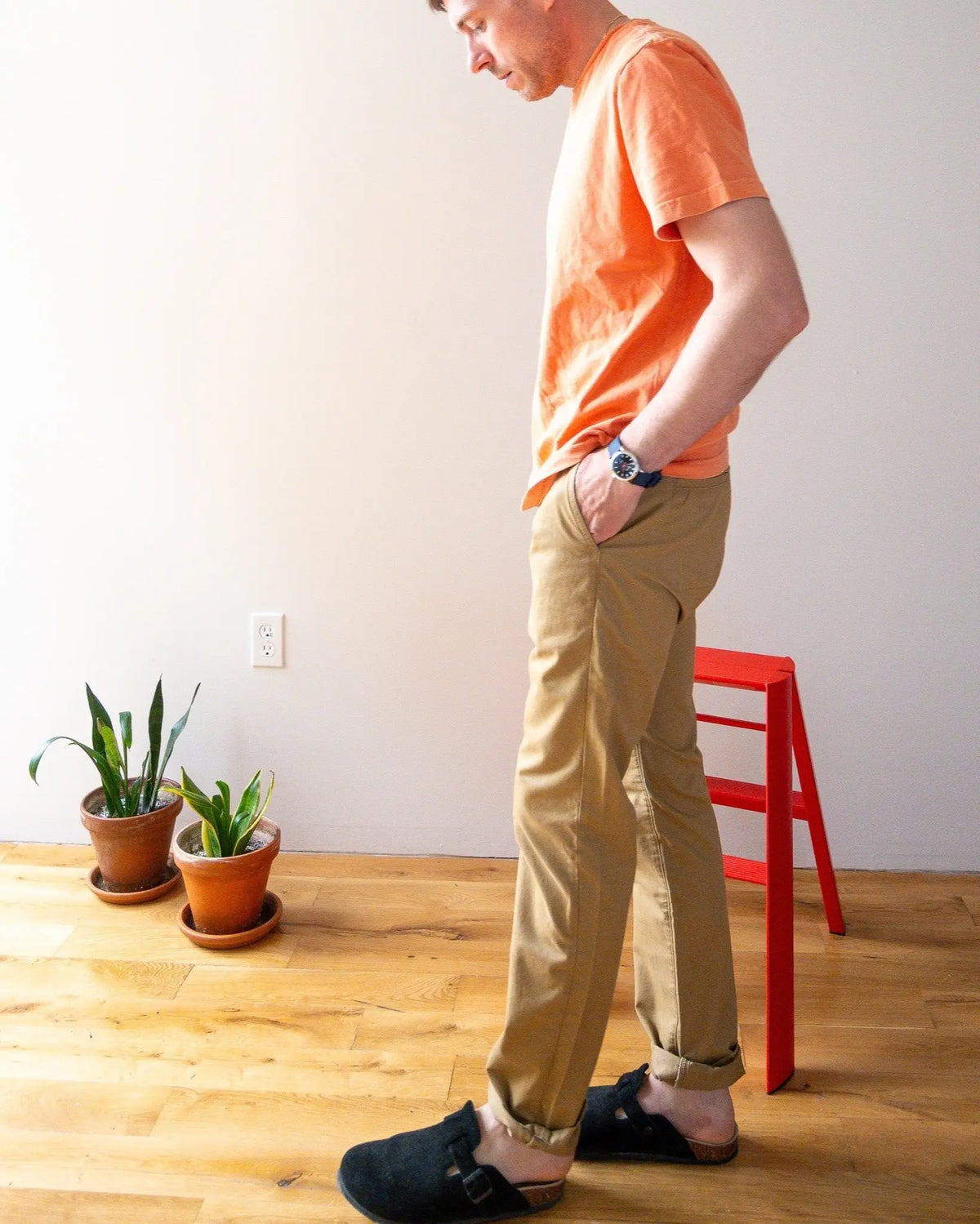 Independent Slim Pant - 3 - ply Twill - Ghurka - grown&sewn