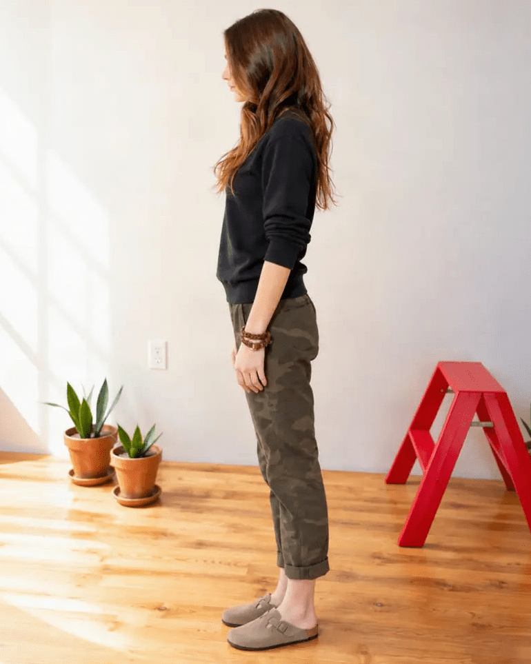 Indie Boyfriend Pant - Camo - grown&sewn