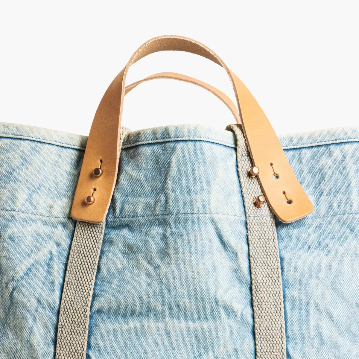 Large East West Tote | Acid Wash - grown&sewn