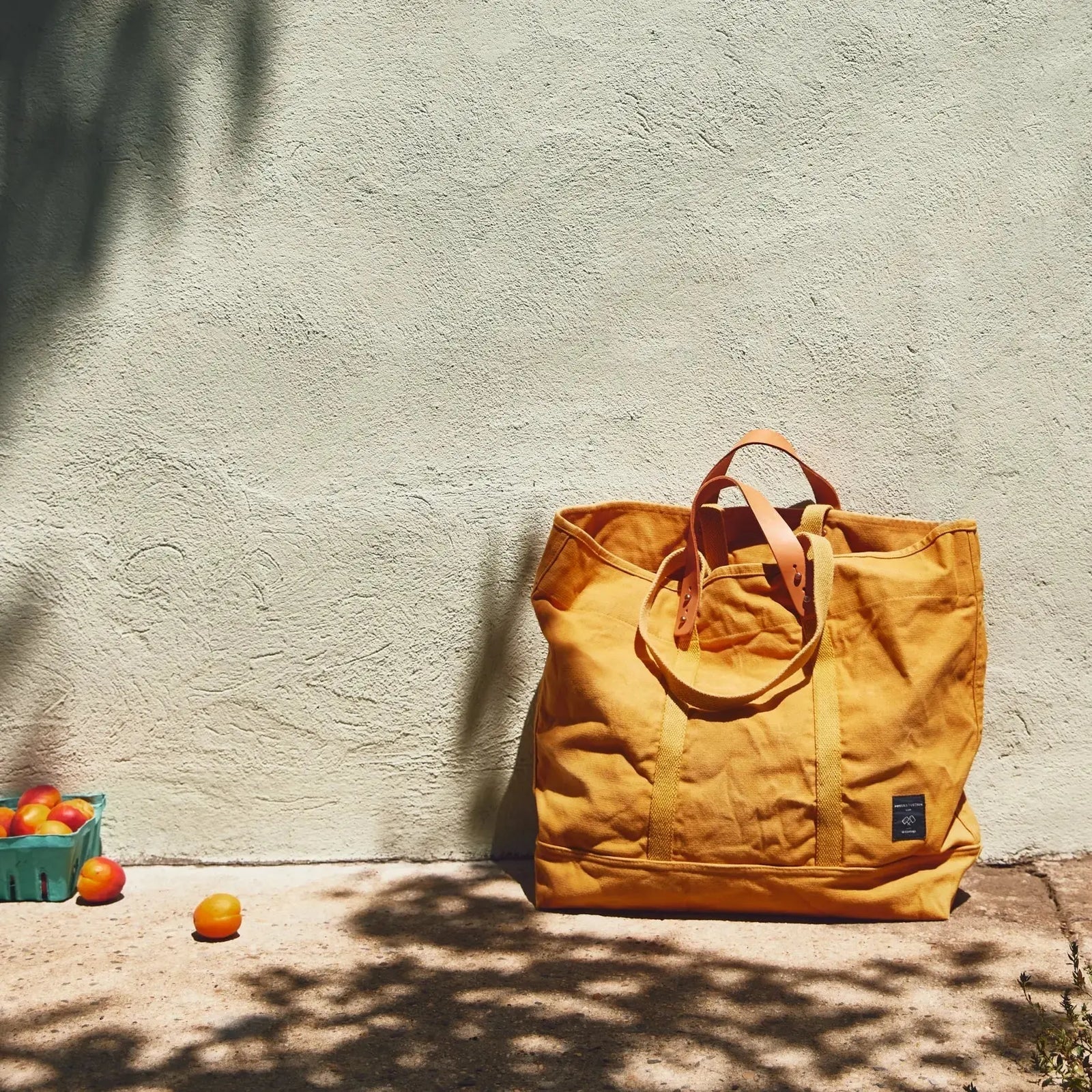 Large East West Tote | Mustard Seed - grown&sewn