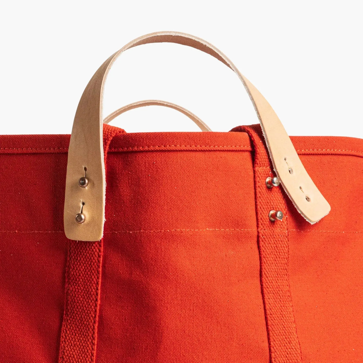 Large East West Tote | Persimmon - grown&sewn