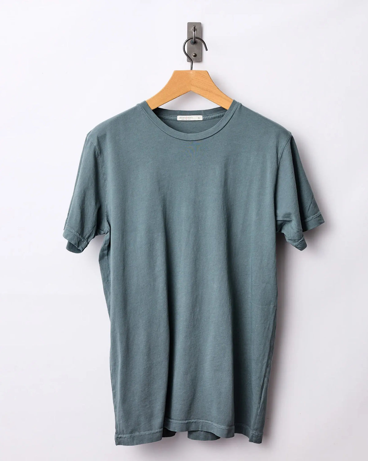 Lightweight Ringspun Short Sleeve Tee - Sage - grown&sewn