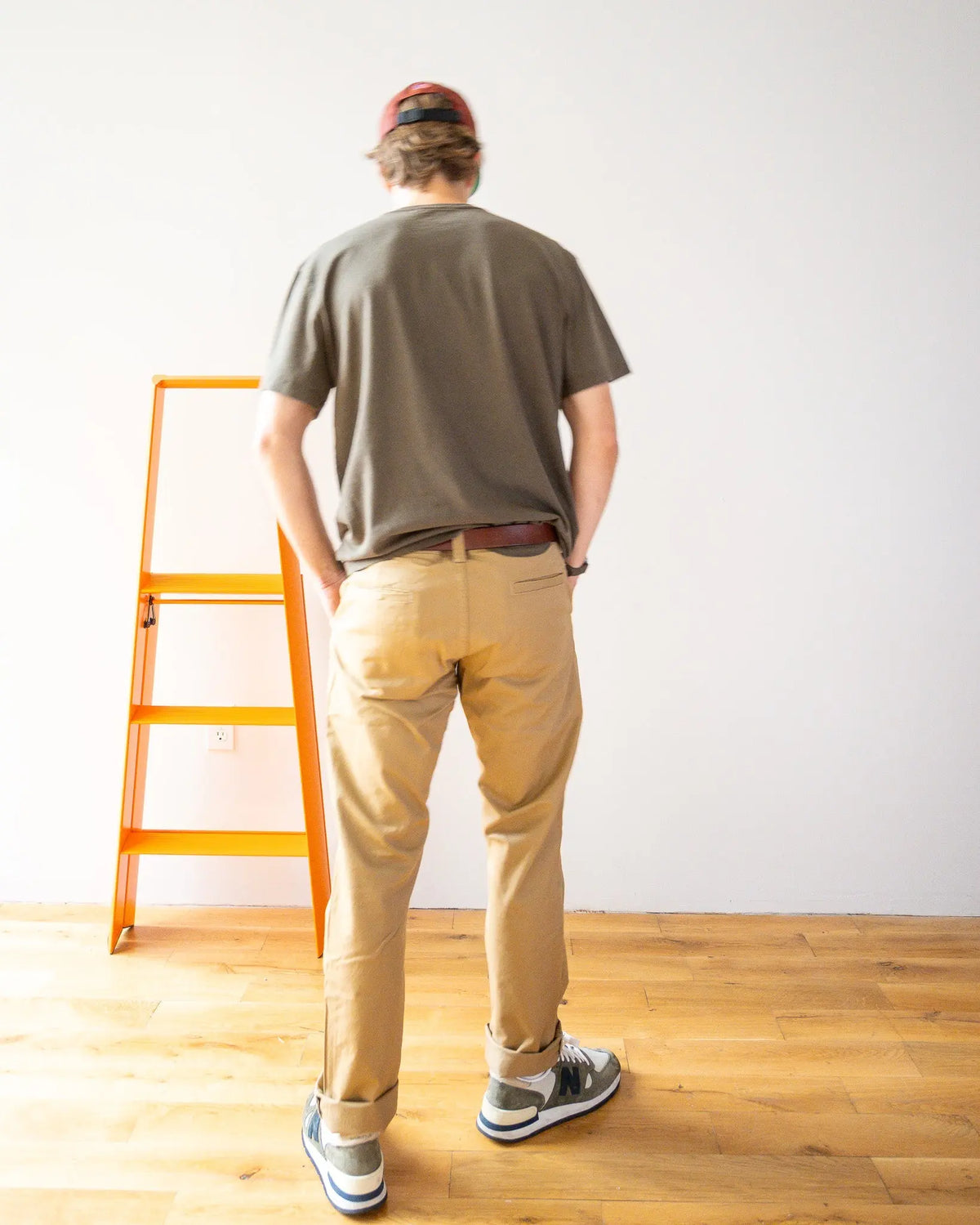 Mason Classic Chino Pant - 3 - ply Twill - Ghurka - grown&sewn
