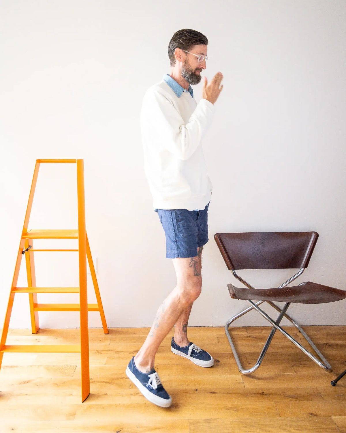 Ranger Cotton Canvas Short - Rocky Mountain Blue - grown&sewn