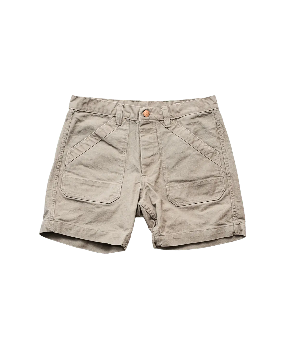 Ranger Cotton Canvas Short - Taupe - grown&sewn