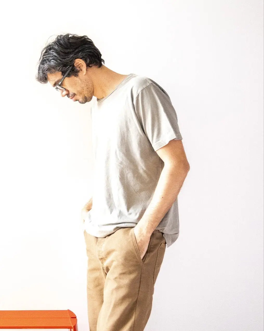 Ringspun Jersey Short Sleeve Tee - Ash - grown&sewn