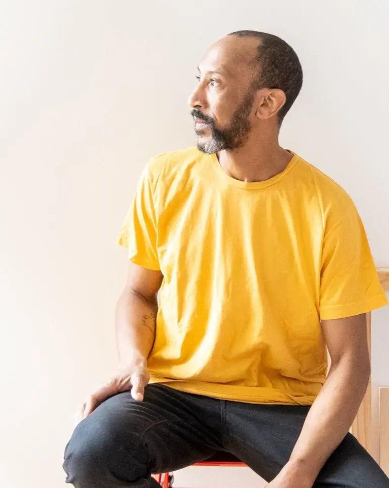 Ringspun Jersey Short Sleeve Tee - Gold - grown&sewn