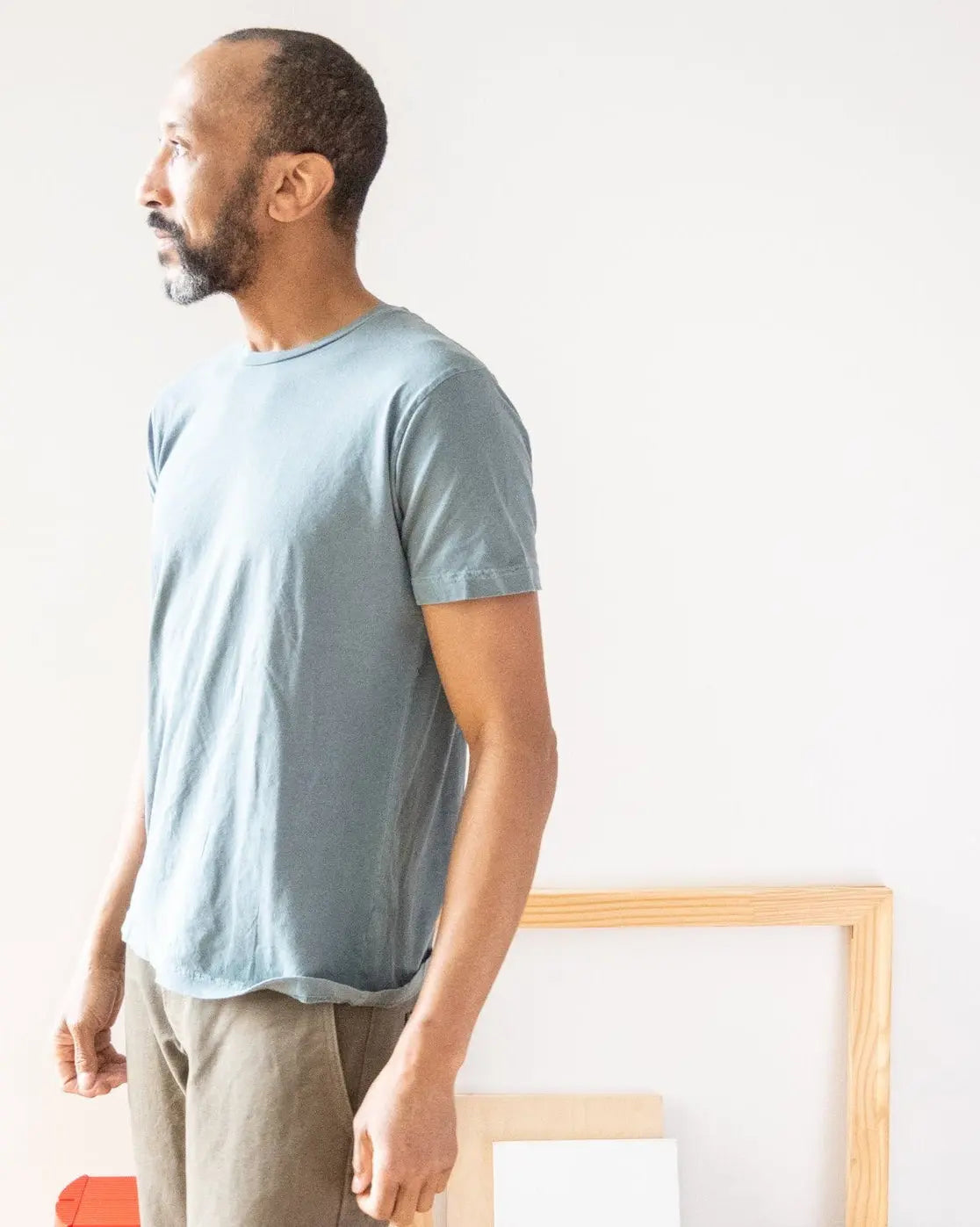 Ringspun Jersey Short Sleeve Tee - Sage - grown&sewn