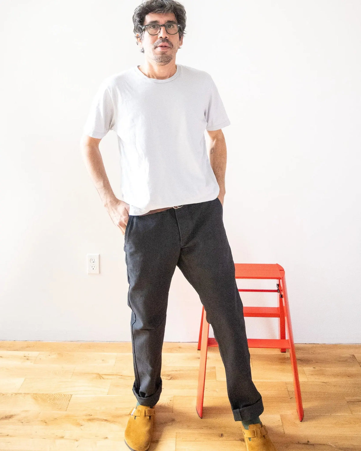 Ringspun Jersey Short Sleeve Tee - White - grown&sewn