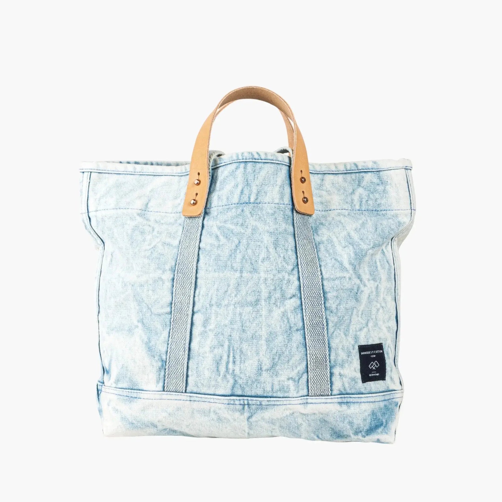 Small East West Tote | Acid wash - grown&sewn