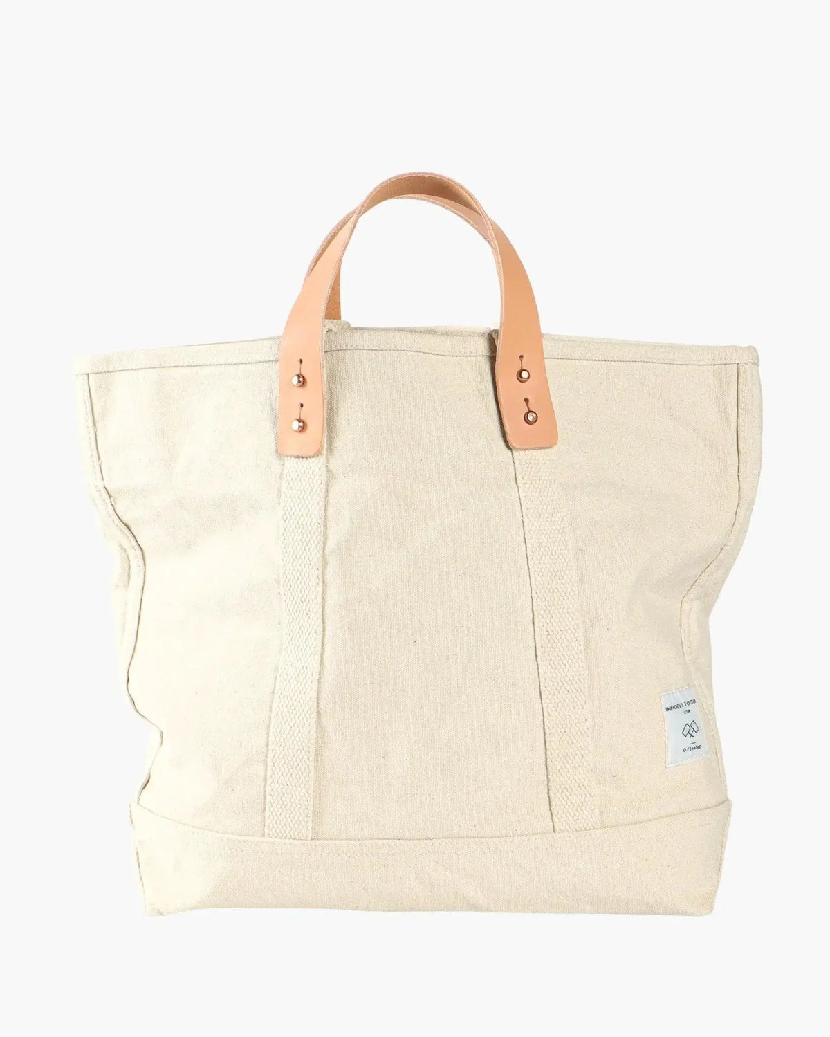 Small East West Tote | Natural - grown&sewn