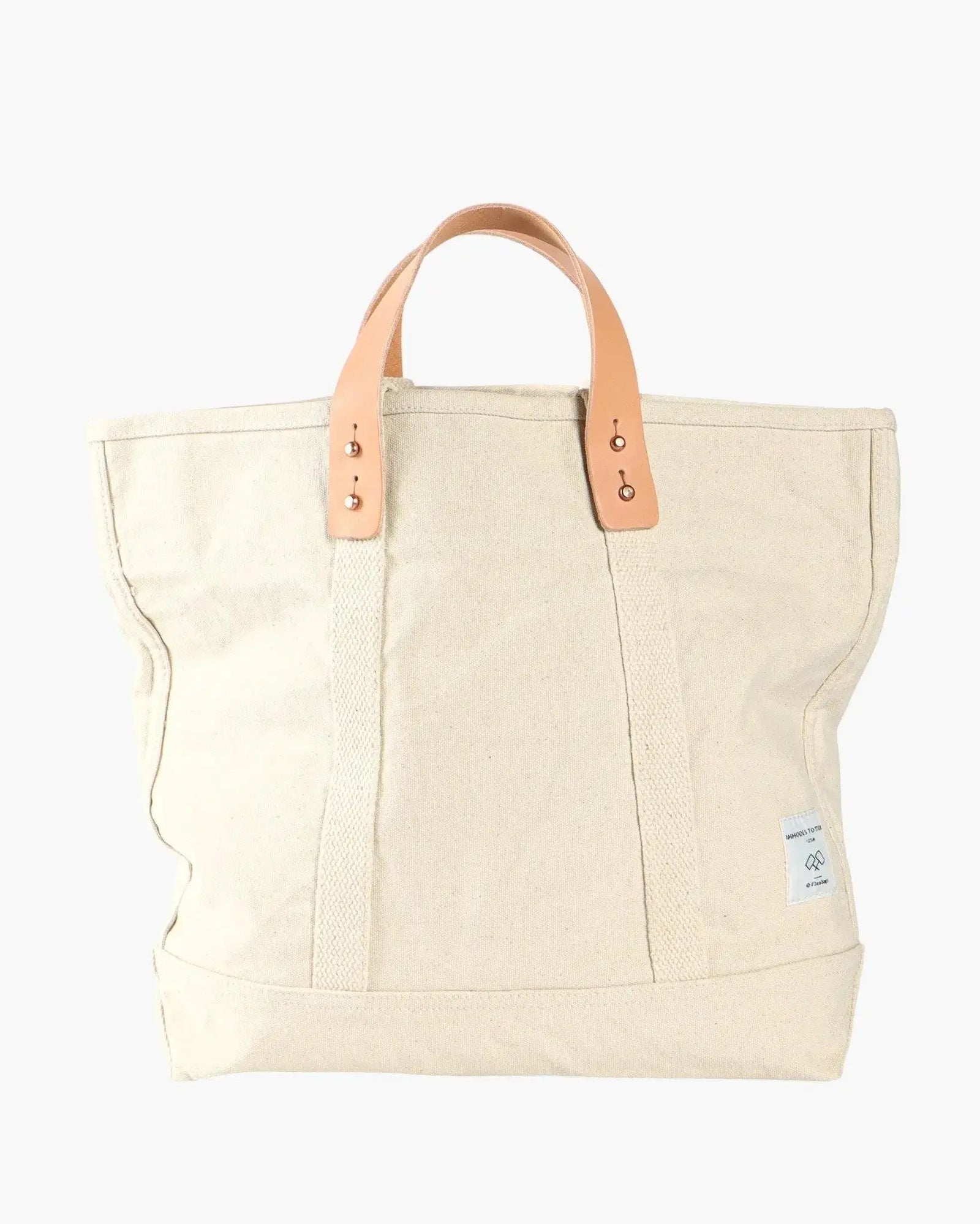 Small East West Tote | Natural - grown&sewn