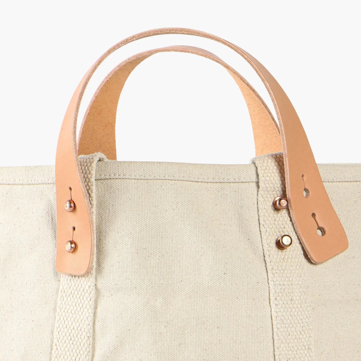 Small East West Tote | Natural - grown&sewn