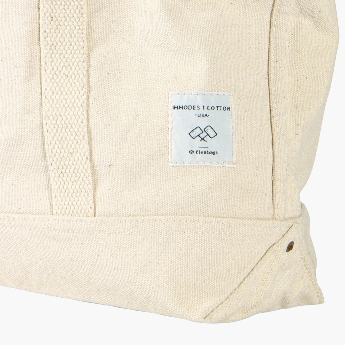 Small East West Tote | Natural - grown&sewn