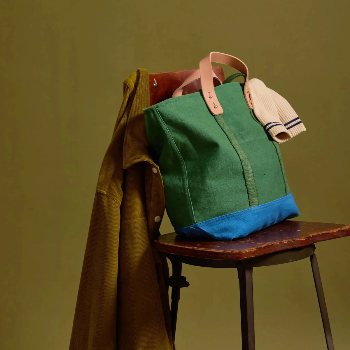 Small Zipper Tote | Pine+Ocean - grown&sewn