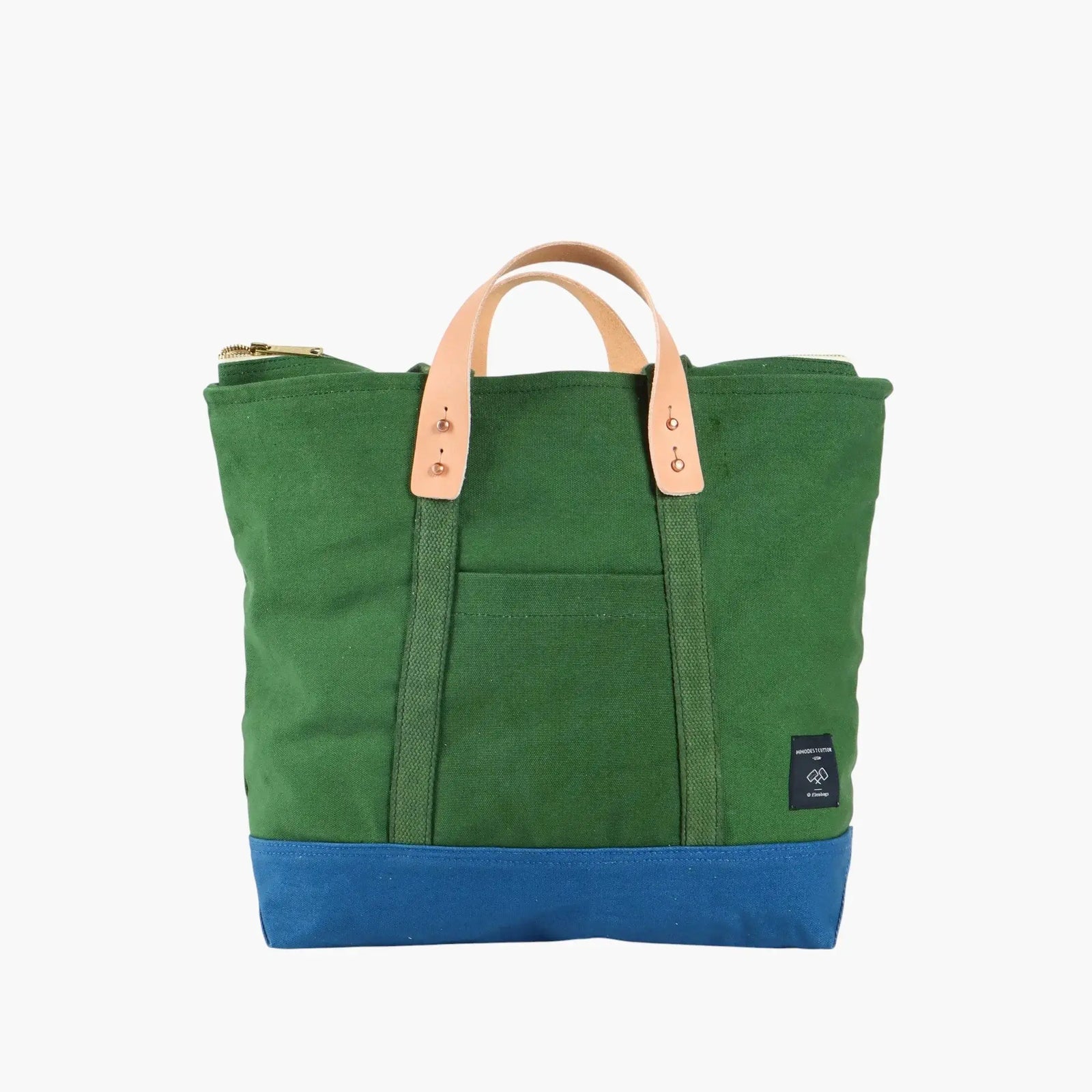 Small Zipper Tote | Pine+Ocean - grown&sewn