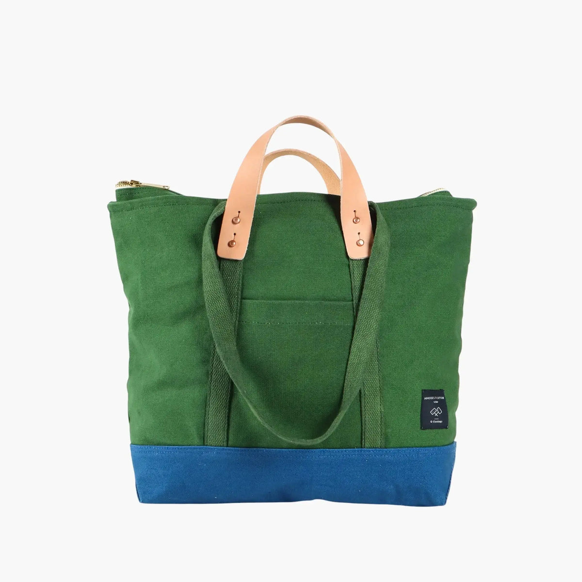 Small Zipper Tote | Pine+Ocean - grown&sewn