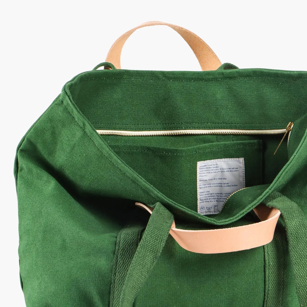 Small Zipper Tote | Pine+Ocean - grown&sewn