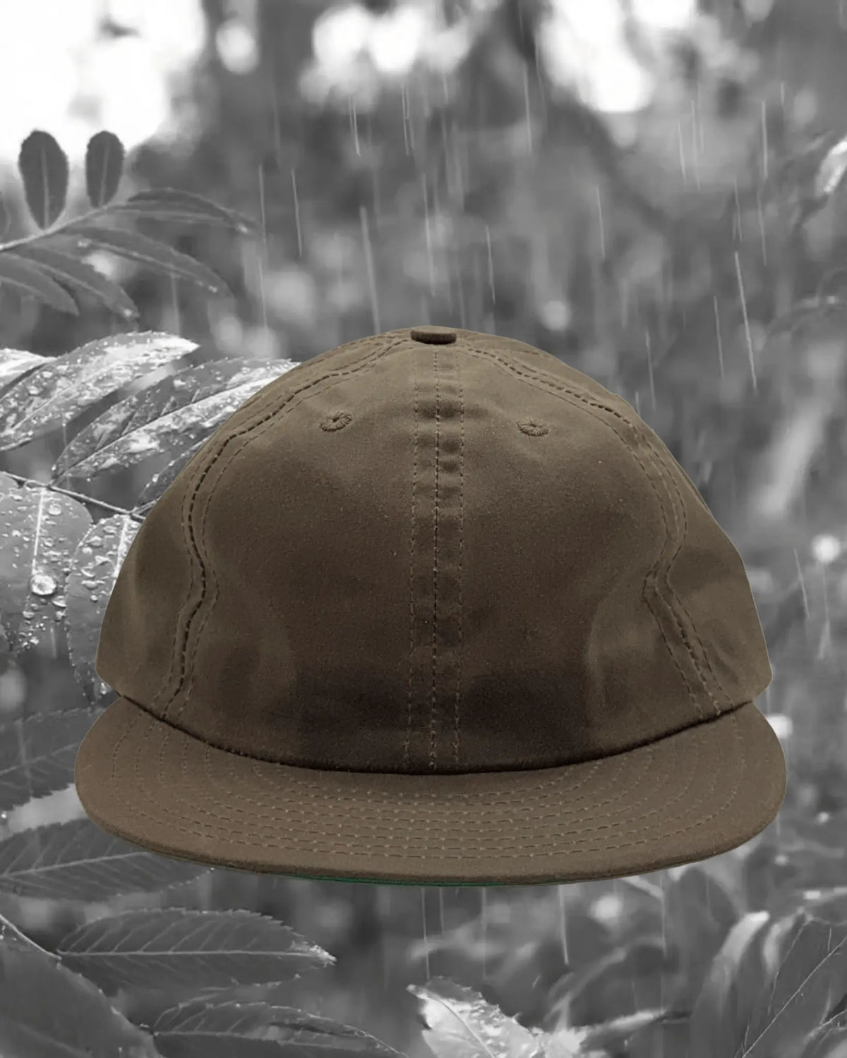 Soft Brim Ball cap - British Millerain Waxed Cotton - grown&sewn