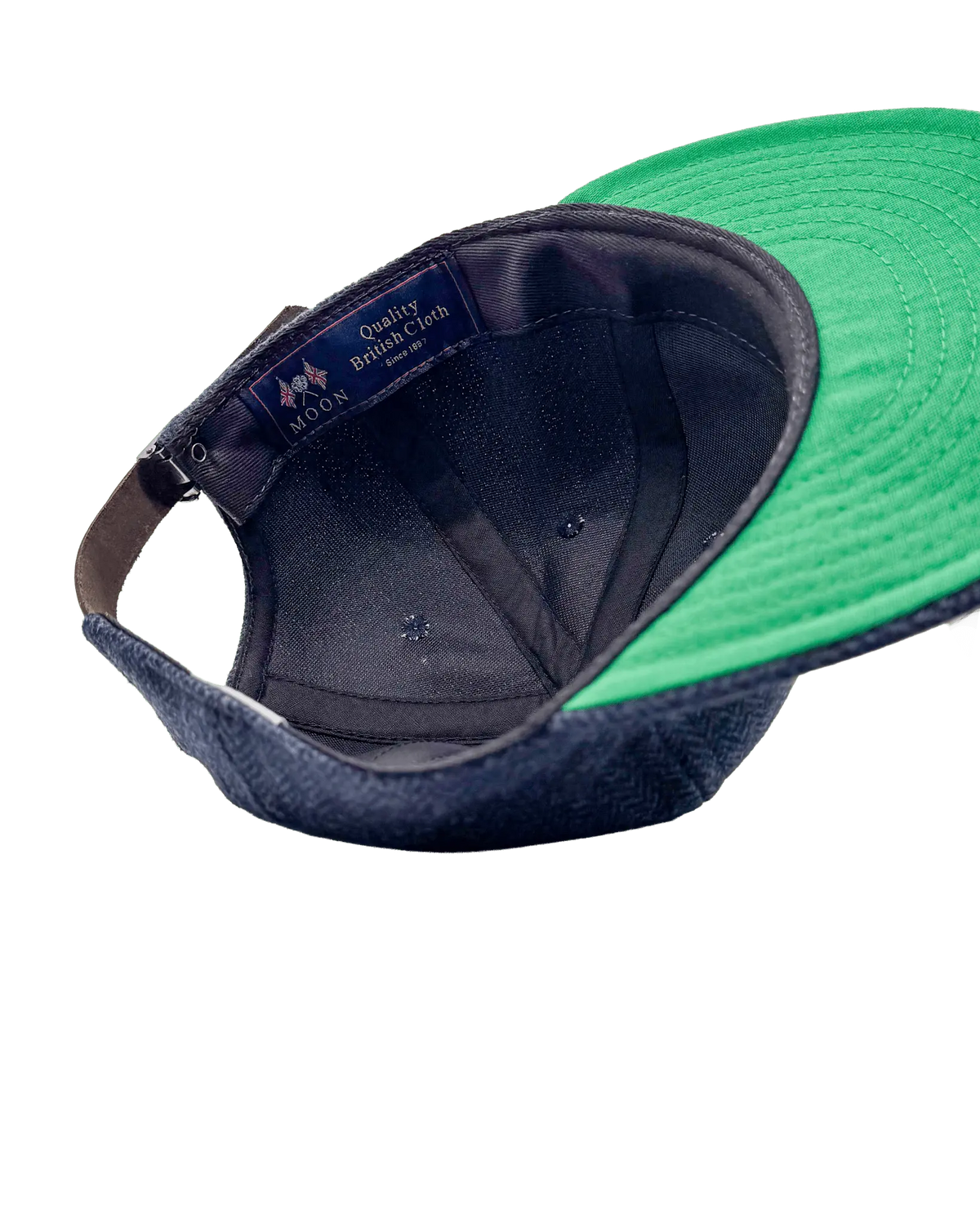 Soft Brim Ball Cap - Moon Tweed - Blue - grown&sewn