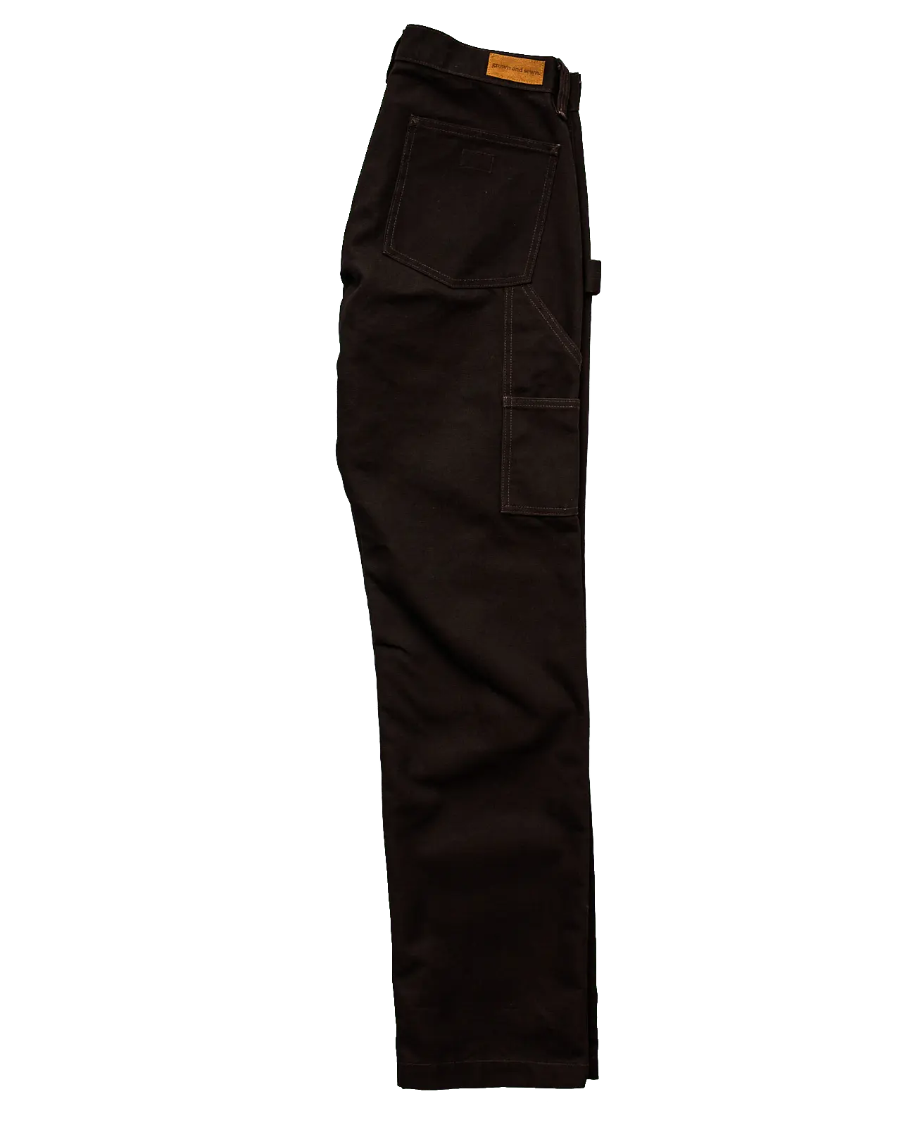 Union double Knee Work Pant - Espresso - grown&sewn