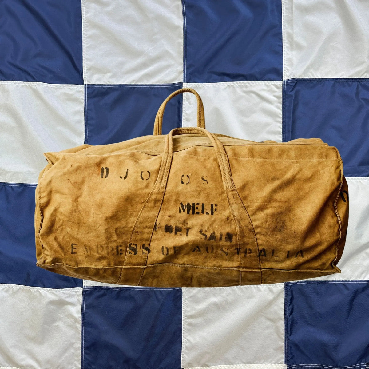 Vintage WW2 British RAF Carryall - grown&sewn