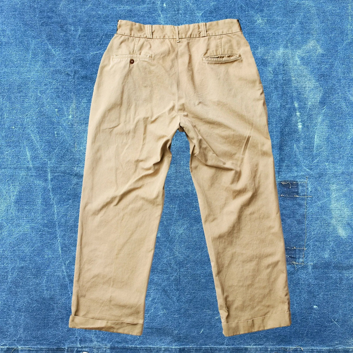 Vintage WW2 Cramerton Army Cloth Khaki Trousers W33 - grown&sewn