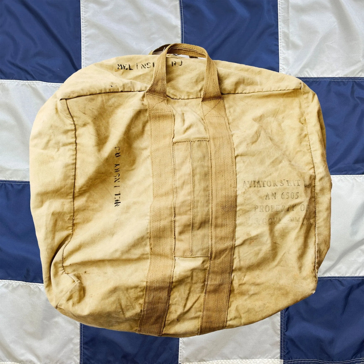Vintage WW2 USAAF Aviator Kit Bag - grown&sewn