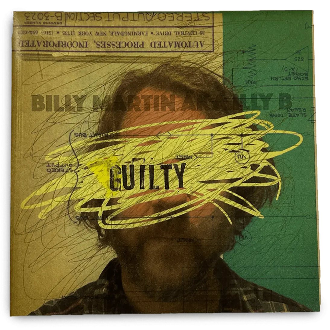 Billy Martin - 'Guilty' Clear Vinyl Record - grown&sewn