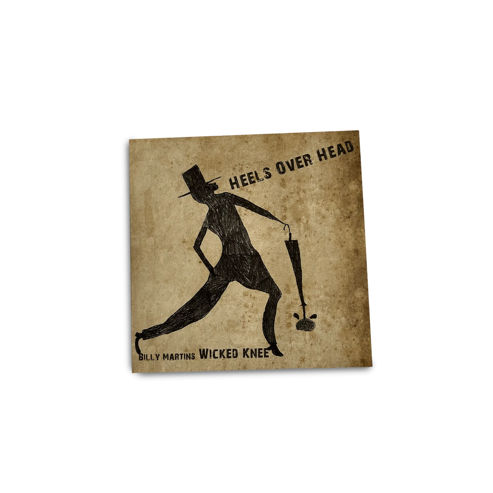 Billy Martins Wicked Knee - 'heels over head' Vinyl Record - grown&sewn