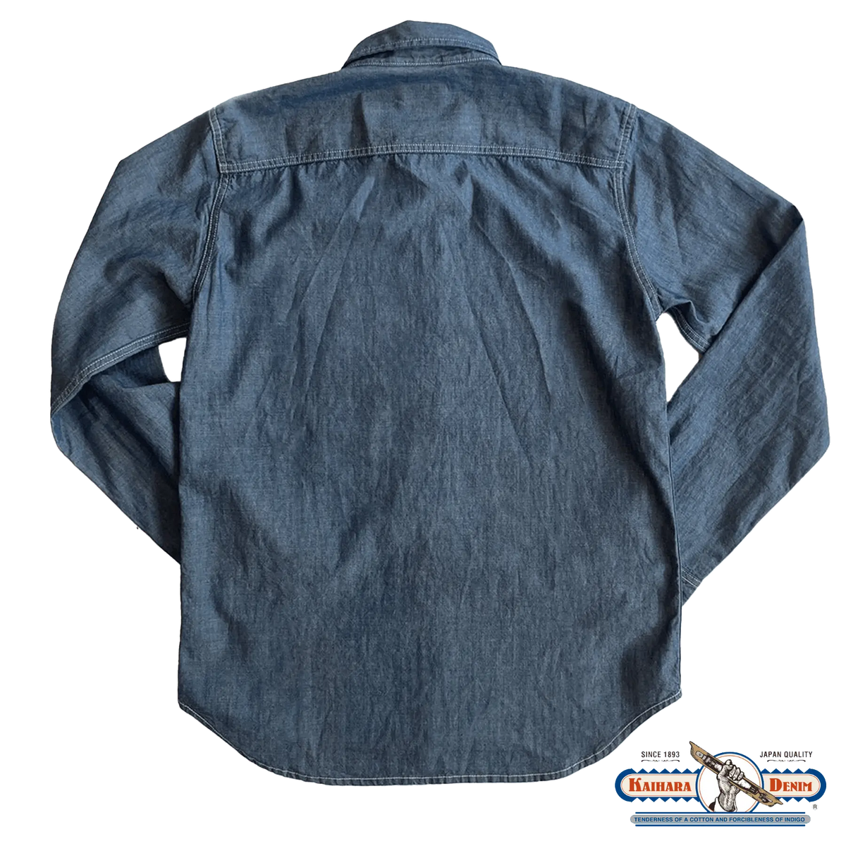 Dean - Indigo Chambray Shirt - grown&sewn